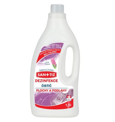Čistící prostředek na plochy a podlahy / dezinfekce Sanitiz 1.5l - parfém Hyacint | Filson Store