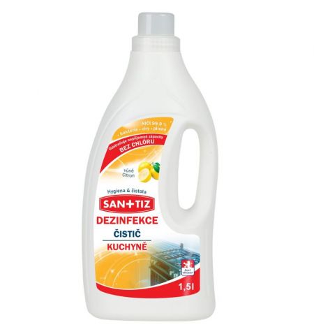 Čistící prostředek na kuchyně / dezinfekce Sanitiz 1.5l - parfém citrón | Filson Store