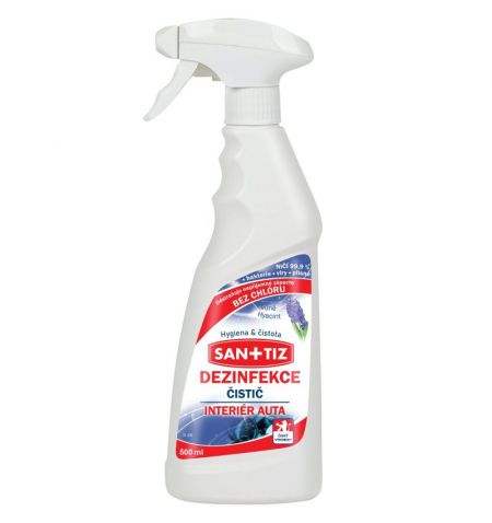 Čistící přípravek pro interiér automobilu / dezinfekce Sanitiz 500ml - parfém Hyacint | Filson Store