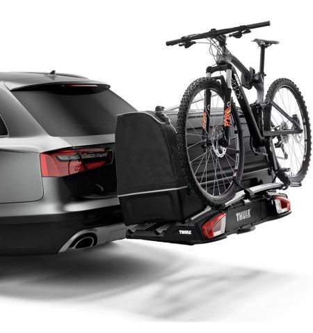 Přídavný držák rámu čtvrtého jízdního kola pro nosiče na tažné zařízení Thule VeloSpace XT - uzamykatelný / aluminium | Filso...