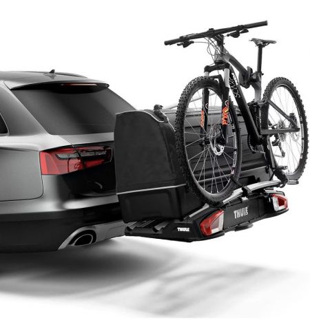 Přídavný držák rámu čtvrtého jízdního kola pro nosiče na tažné zařízení Thule VeloSpace XT - uzamykatelný / aluminium | Filso...