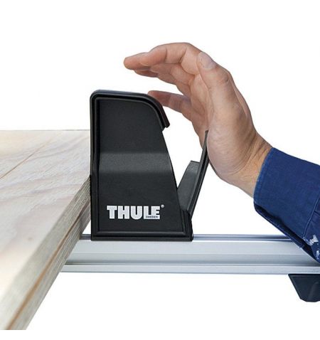 Zarážky na příčníky proti posunutí nákladu Thule Load Stop 15cm 2ks - černé / do T-drážky | Filson Store