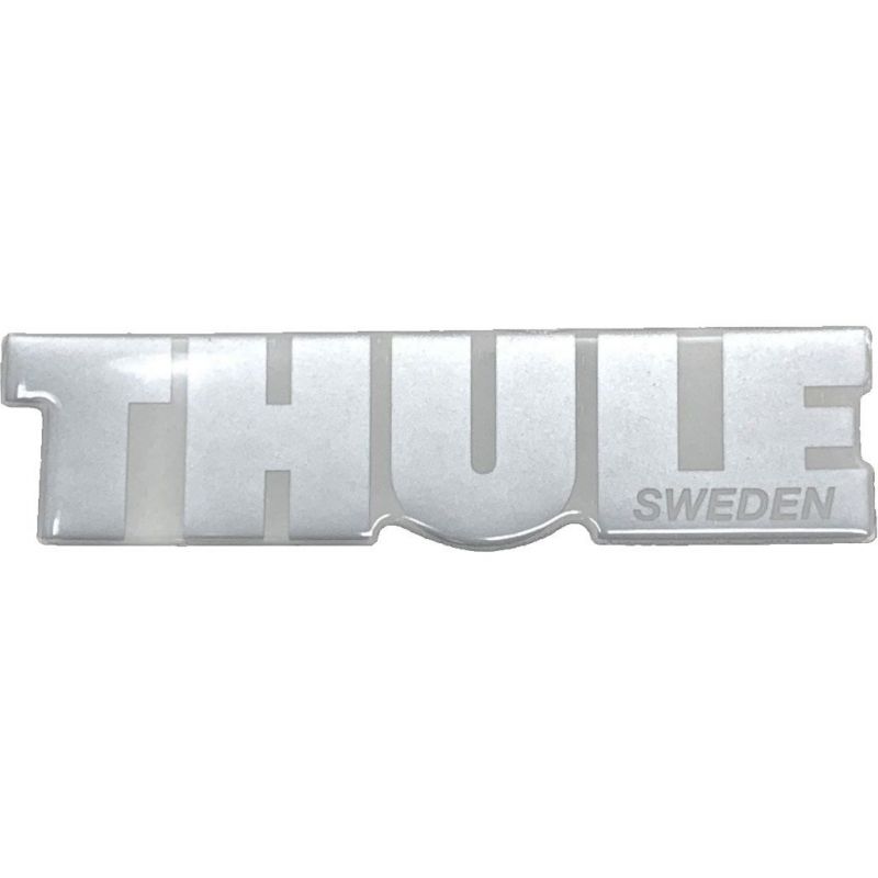 Samolepka poloplastická - logo Thule - stříbrné