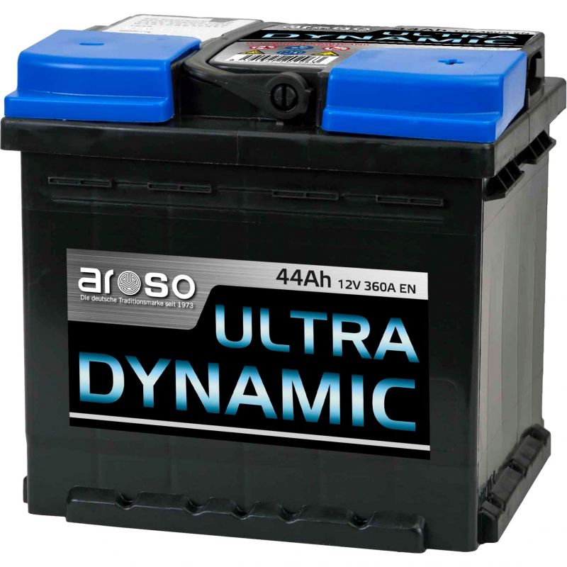 Autobaterie / akumulátor kyselino-olověný Aroso Ultra Dynamic 12V 44Ah 360A EN | Filson Store