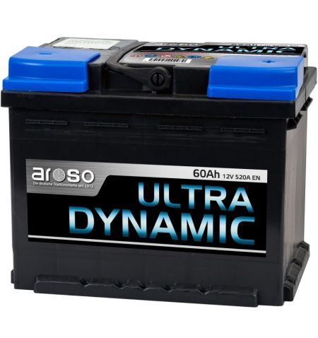 Autobaterie / akumulátor kyselino-olověný Aroso Ultra Dynamic 12V 60Ah 520A EN | Filson Store