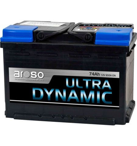 Autobaterie / akumulátor kyselino-olověný Aroso Ultra Dynamic 12V 74Ah 650A EN | Filson Store