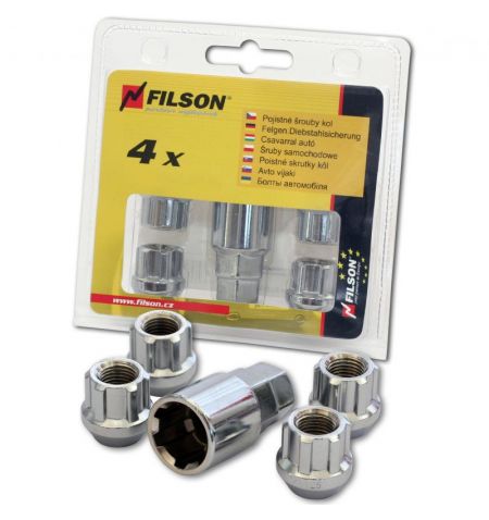 Pojistné šrouby kol - M14 x 1.50 x 26mm kulové sedlo | Filson Store