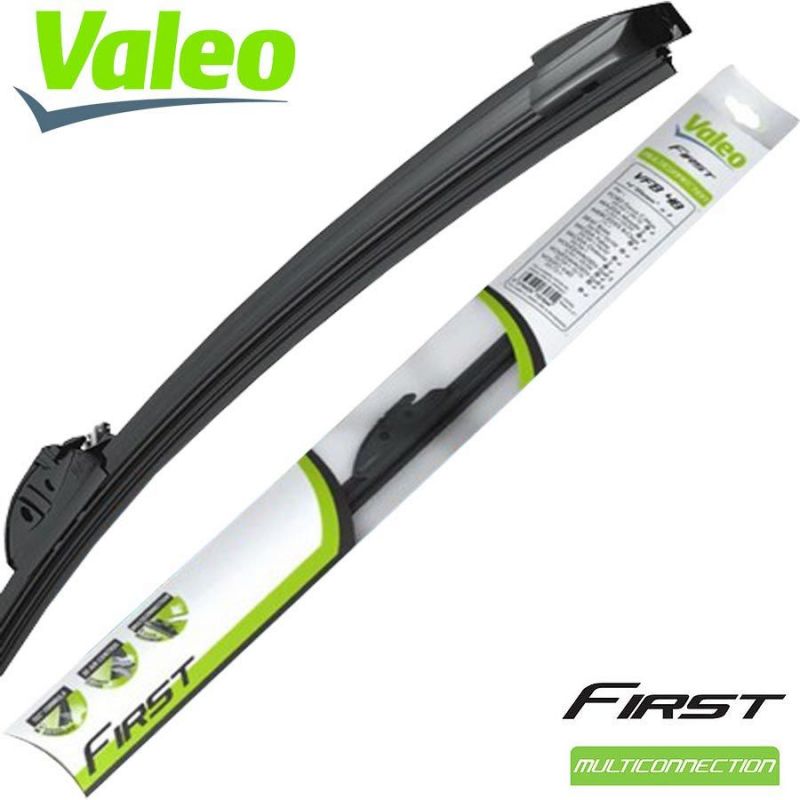 Stěrač Valeo First Multiconnection plochý Flat 35cm 1ks - multifunkční adaptéry