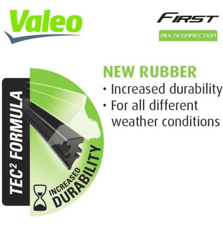 Stěrač Valeo First Multiconnection plochý Flat 48cm 1ks - multifunkční adaptéry | Filson Store