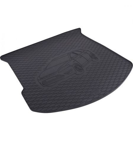 Vana do zavazadlového prostoru / kufru přesná gumová Ford Mondeo IV (Typ BA7/CD345) Combi (2007-) s dojezdovým kolem / 5-dvéř...