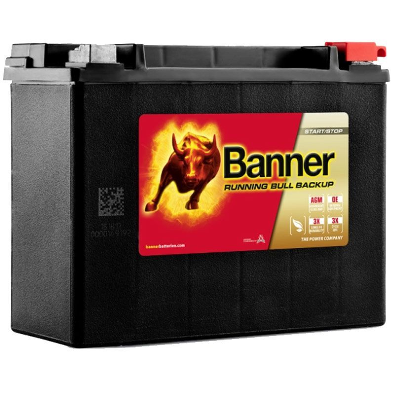 Autobaterie / akumulátor kyselino-olověný Banner Running Bull Backup 12V 20Ah 51801