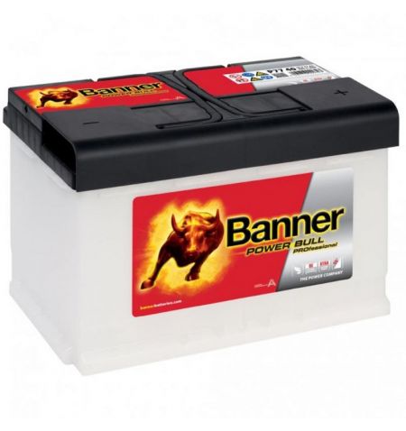 Autobaterie / akumulátor kyselino-olověný Banner Power Bull Professional 12V 77Ah P7740 - technologie Ca/Ca | Filson Store