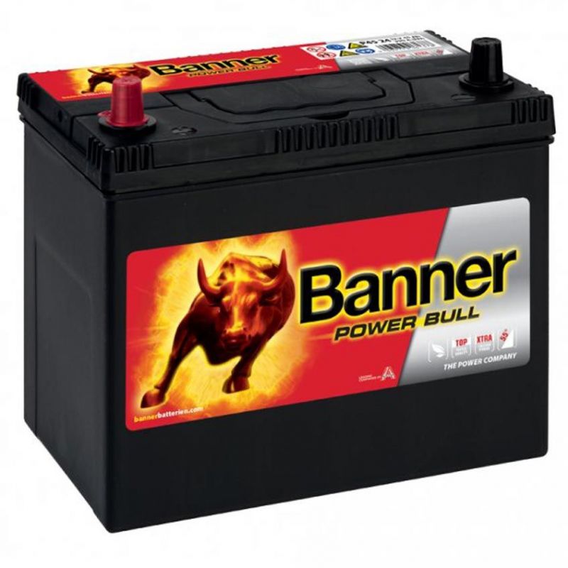 Autobaterie / akumulátor kyselino-olověný Banner Power Bull 12V 45Ah P4524