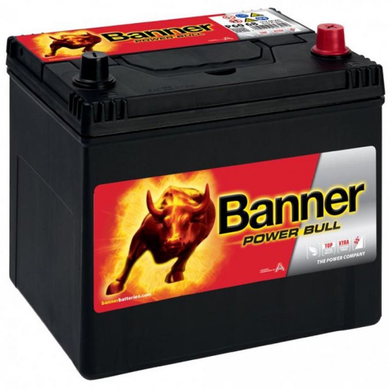 Autobaterie / akumulátor kyselino-olověný Banner Power Bull 12V 60Ah P6068