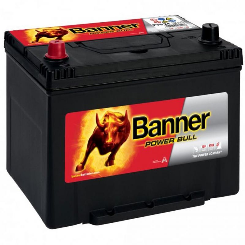 Autobaterie / akumulátor kyselino-olověný Banner Power Bull 12V 70Ah P7024