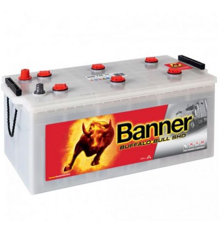 Autobaterie / akumulátor kyselino-olověný Banner Buffalo Bull SHD 12V 225Ah 72511 | Filson Store