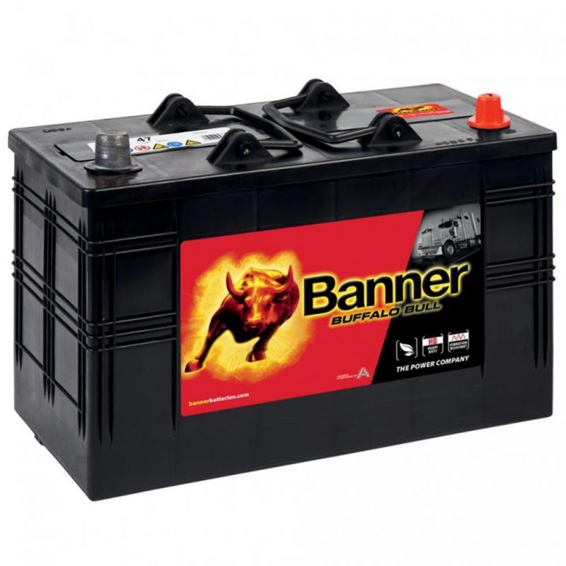 Levně Autobaterie / akumulátor kyselino-olověný Banner Buffalo Bull 12V 110Ah 61047