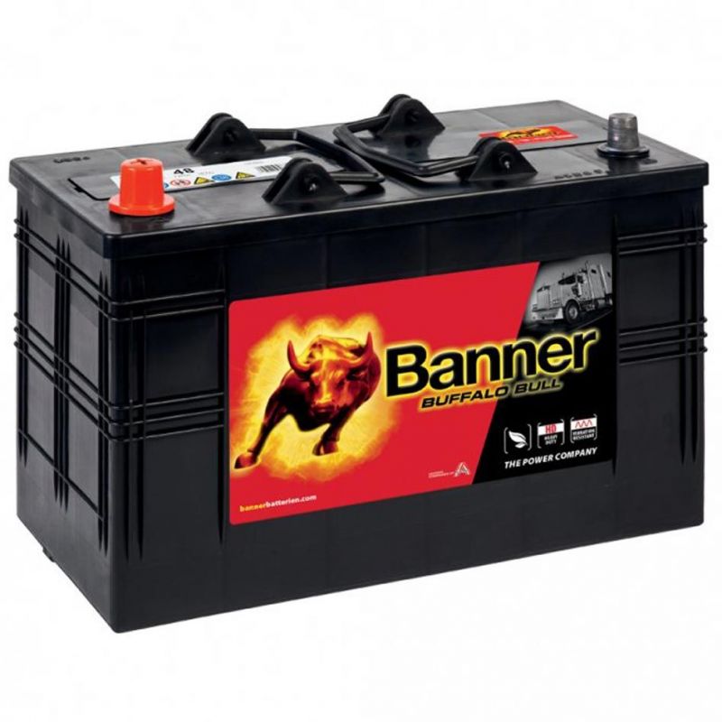 Levně Autobaterie / akumulátor kyselino-olověný Banner Buffalo Bull 12V 110Ah 61048