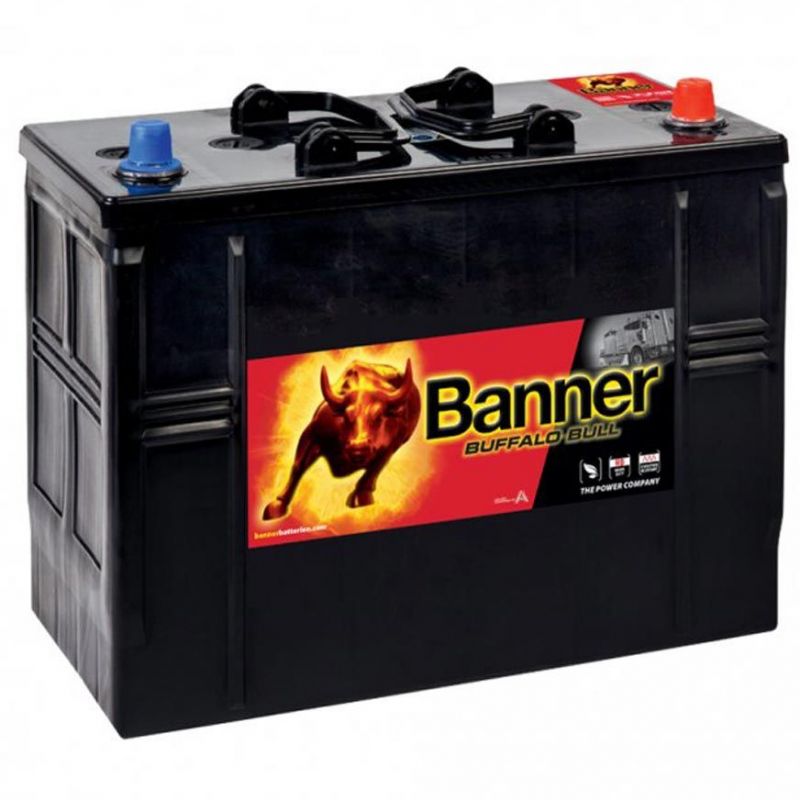 Levně Autobaterie / akumulátor kyselino-olověný Banner Buffalo Bull 12V 125Ah 62511