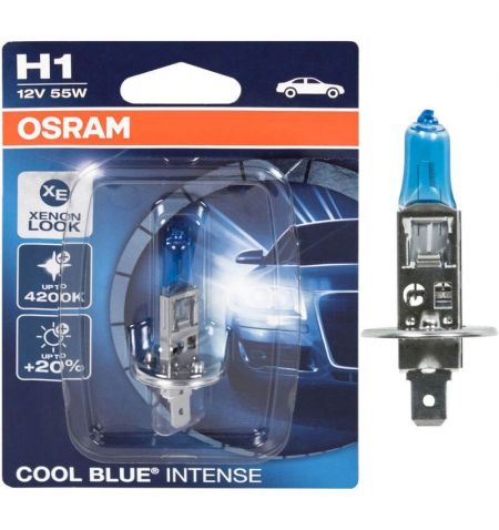 Autožárovka Osram Cool Blue Intense H1 12V 55W P14.5s - blister 1ks | Filson Store