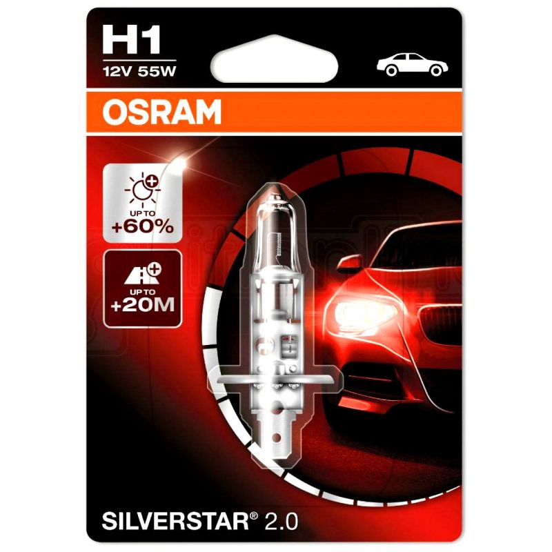 Autožárovka Osram Silverstar H1 12V 55W P14.5s - blister 1ks | Filson Store