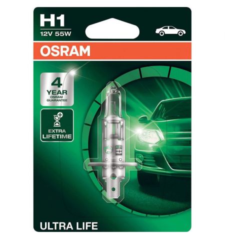 Autožárovka Osram Ultra Life H1 12V 55W P14.5s - blister 1ks | Filson Store