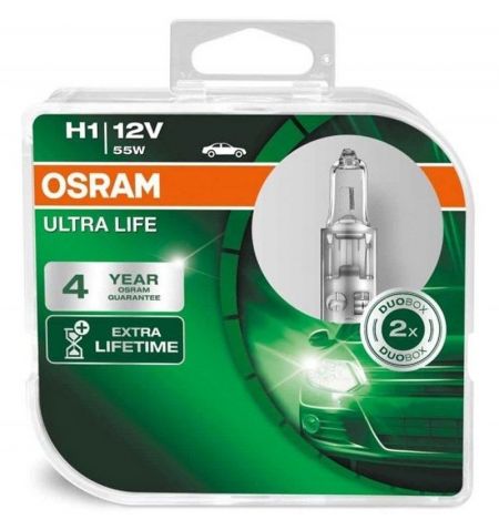 Autožárovky Osram Ultra Life H1 12V 55W P14.5s - plastový box 2ks | Filson Store
