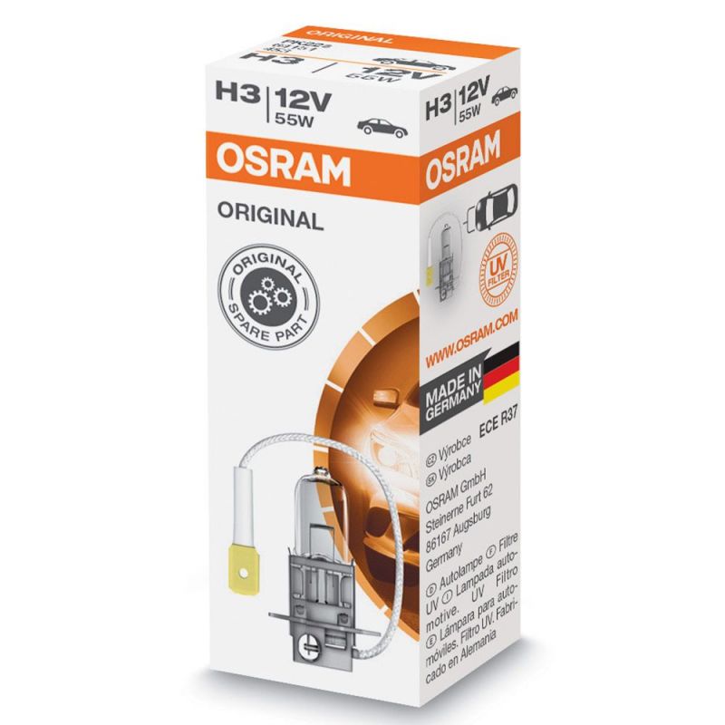 Autožárovka Osram Original H3 12V 55W Pk22s - krabička 1ks