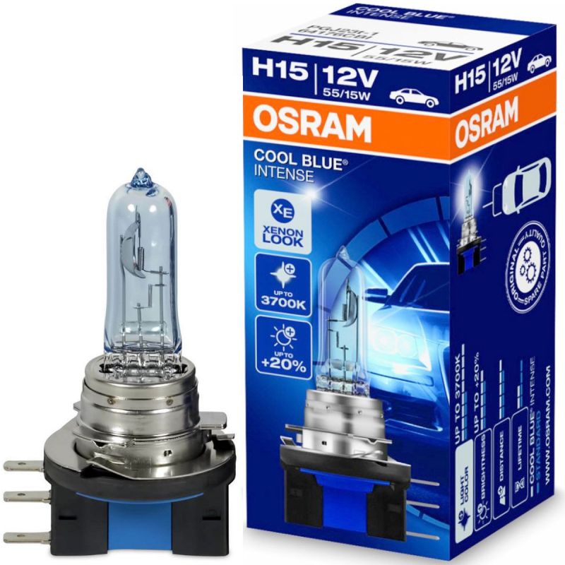 Autožárovka Osram Cool Blue Intense H15 12V 55/15W PGJ23T-1 - krabička 1ks