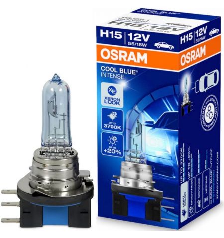 Autožárovka Osram Cool Blue Intense H15 12V 55/15W PGJ23T-1 - krabička 1ks | Filson Store