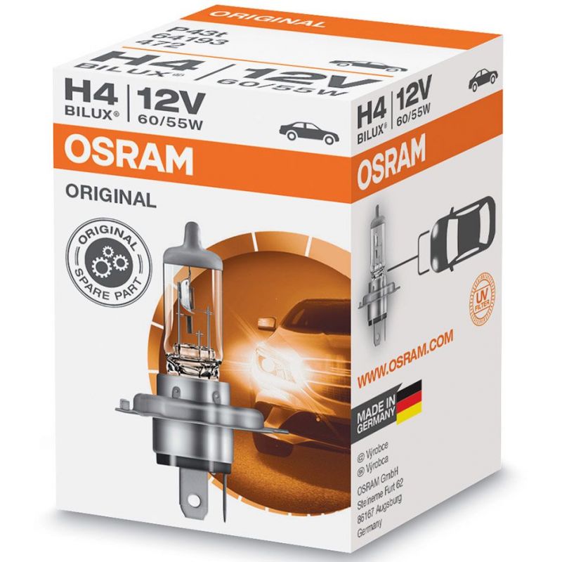 Autožárovka Osram Original H4 12V 60/55W P43t - krabička 1ks