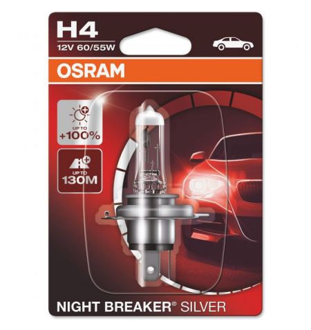 Autožárovka Osram Night Breaker Silver H4 12V 60/55W P43t - blister 1ks | Filson Store