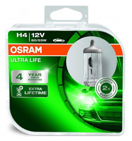 Autožárovka Osram Ultra Life H4 12V 60/55W P43t - plastový box 1ks | Filson Store