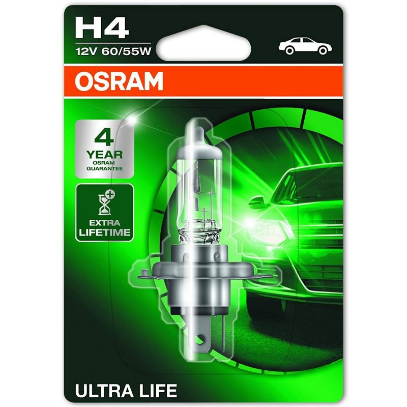 Autožárovka Osram Ultra Life H4 12V 60/55W P43t - blister 1ks | Filson Store Autožárovka Osram Ultra Life H4 12V 60/55W P43t - blister 1ks | Filson Store
