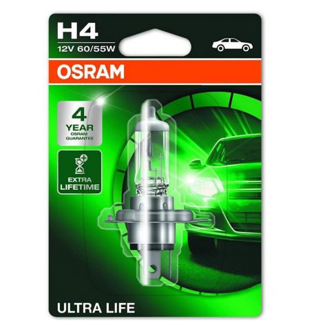 Autožárovka Osram Ultra Life H4 12V 60/55W P43t - blister 1ks | Filson Store