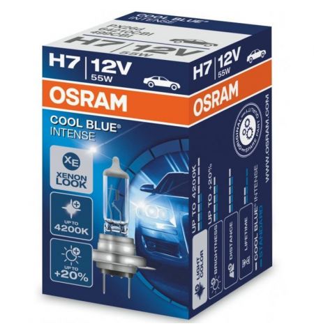 Autožárovka Osram Cool Blue Intense H7 12V 55W PX26d - krabička 1ks | Filson Store