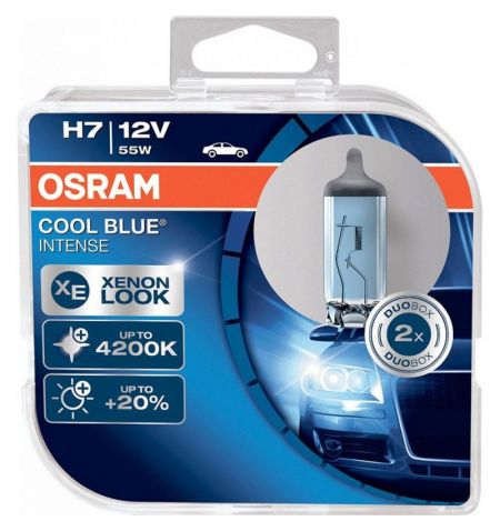 Autožárovky Osram Cool Blue Intense H7 12V 55W PX26d - plastový box 2ks | Filson Store