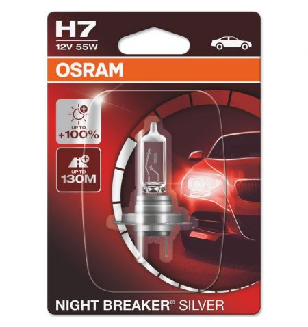 Autožárovka Osram Night Breaker Silver H7 12V 55W PX26d - blister 1ks | Filson Store