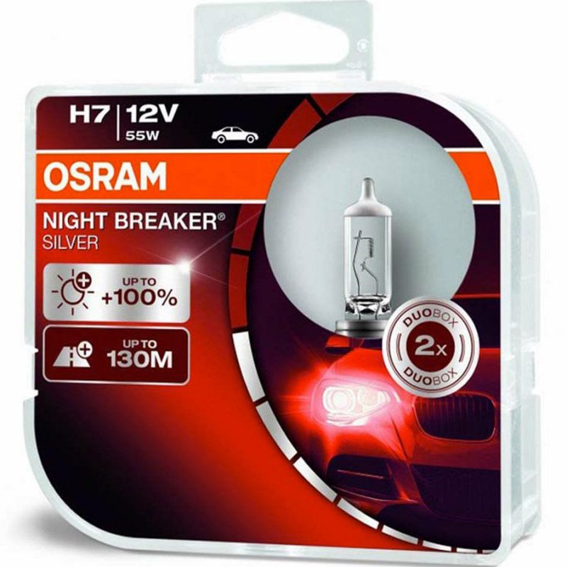 Autožárovky Osram Night Breaker Silver H7 12V 55W PX26d - plastový box 2ks