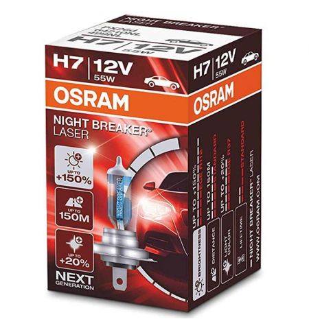 Autožárovka Osram Night Breaker Laser Next Generation H7 12V 55W PX26d - krabička 1ks | Filson Store