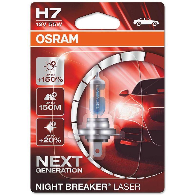 Autožárovka Osram Night Breaker Laser Next Generation H7 12V 55W PX26d - blister 1ks