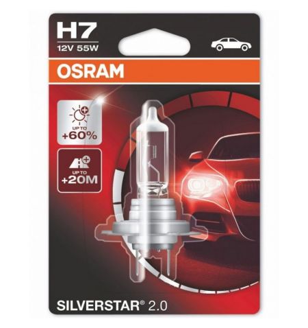 Autožárovka Osram Silverstar H7 12V 55W PX26d - blister 1ks | Filson Store