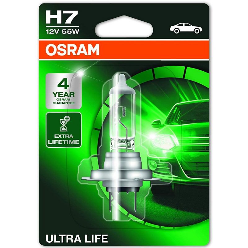 Autožárovka Osram Ultra Life H7 12V 55W PX26d - blister 1ks