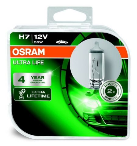 Autožárovky Osram Ultra Life H7 12V 55W PX26d - plastový box 2ks | Filson Store