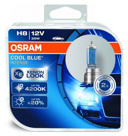 Autožárovky Osram Cool Blue Intense H8 12V 35W PGJ19-1 - plastový box 2ks | Filson Store