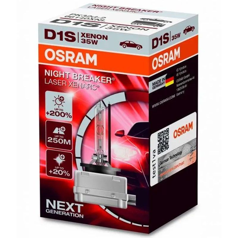Autožárovka Osram Xenarc Night Breaker Laser D1S 85V 35W PK32d-2 - krabička 1ks | Filson Store