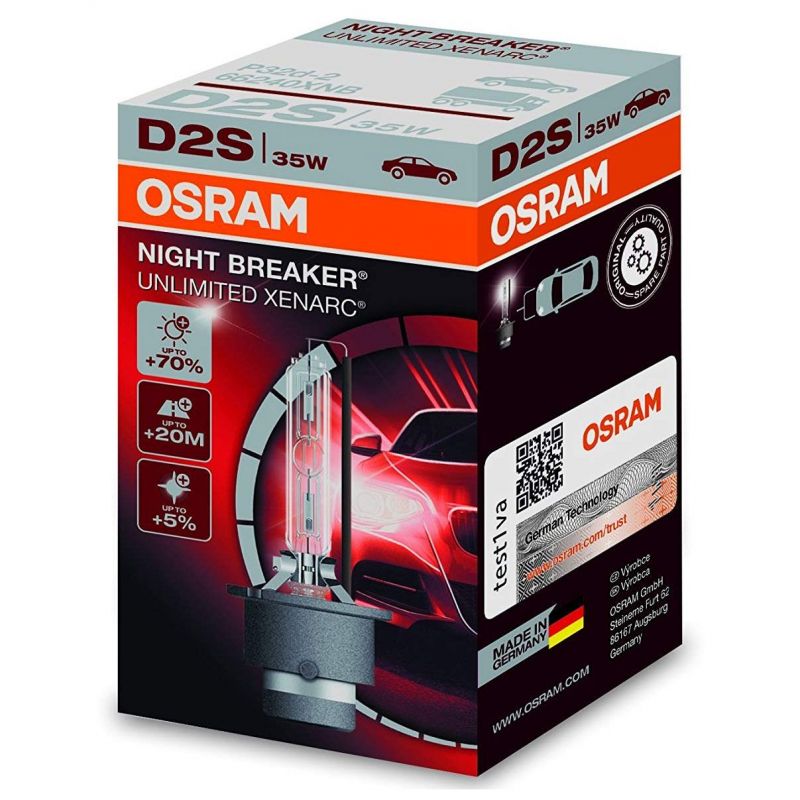 Autožárovka Osram Xenarc Night Breaker Unlimited D2S 85V 35W PK32d-2 - krabička 1ks | Filson Store