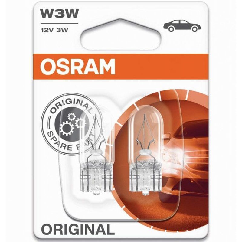 Autožárovka Osram Original W3W 12V 3W W2.1x9.5d - blister 2ks