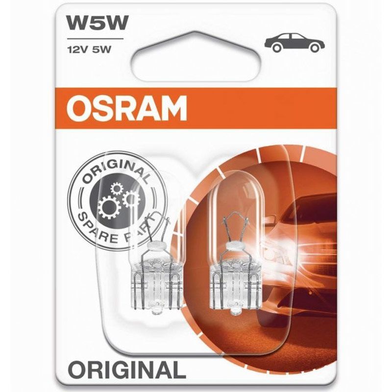 Autožárovka Osram Original W5W 12V 5W W2.1x9.5d - blister 2ks