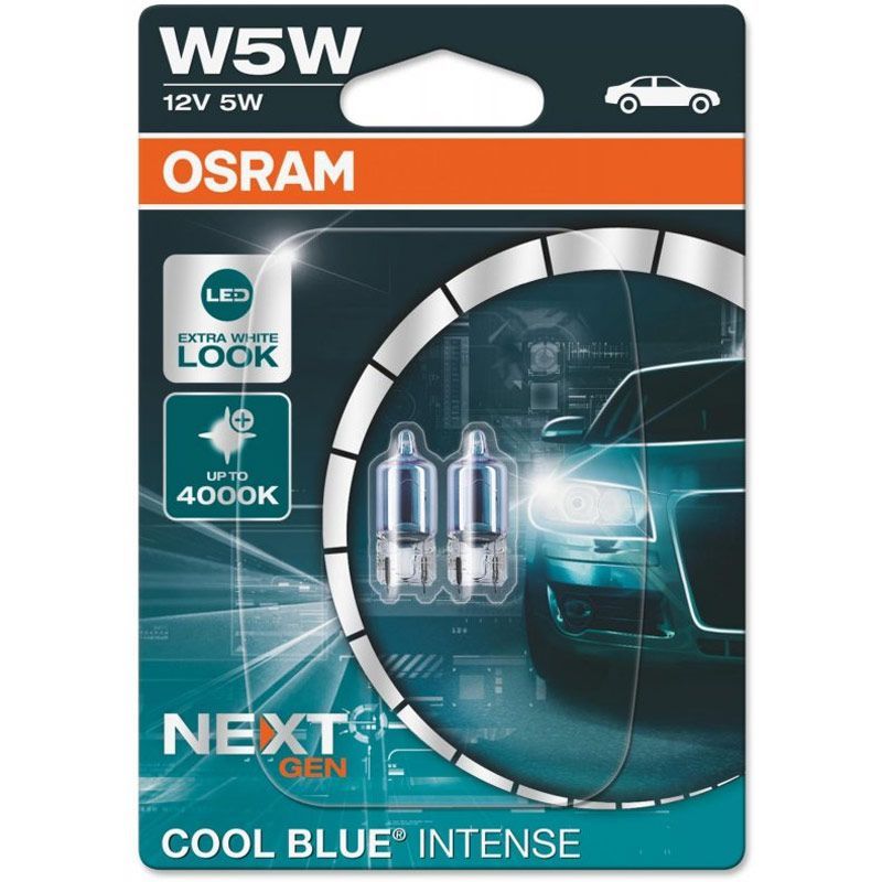 Autožárovka Osram Cool Blue Intense W5W 12V 5W W2.1x9.5d - blister 2ks